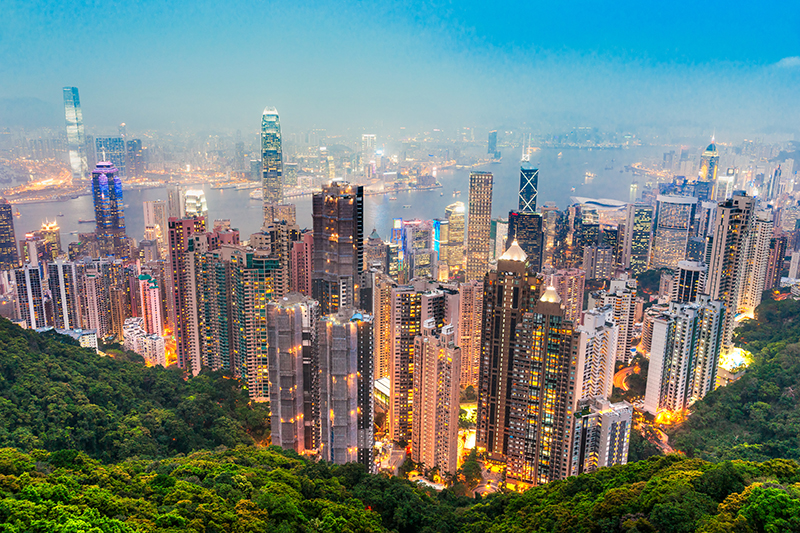 Hong Kong aerial view