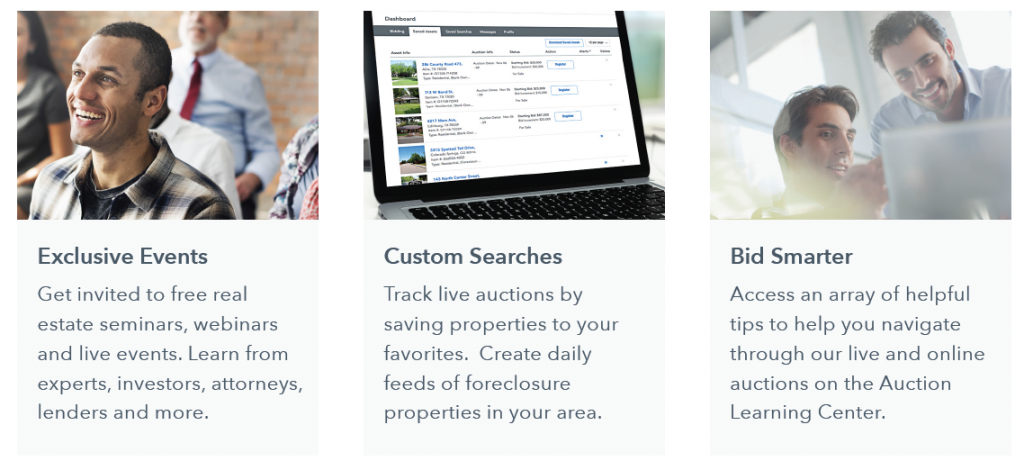 exclusive events custom searches bid smarter