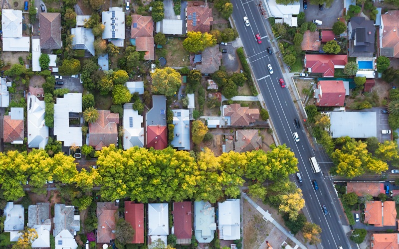 Rooftops in New Jersey 